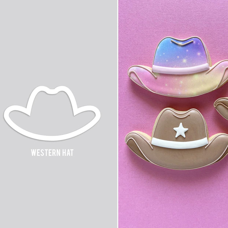 Personalized Cowboy Western Sheriff Star Cookie Cutter Gift For Horse Lover Barn Owner Cutter 3D Printed Baking Supplies Fondant Tool Craft Stamp for Equestrian Lover