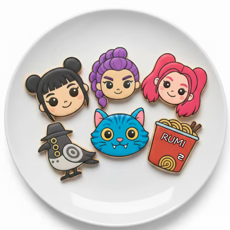 Personalized Kpop Demon Hunter Cookie Cutters and Stamps Biscuit Molds Baking Lover Gifts