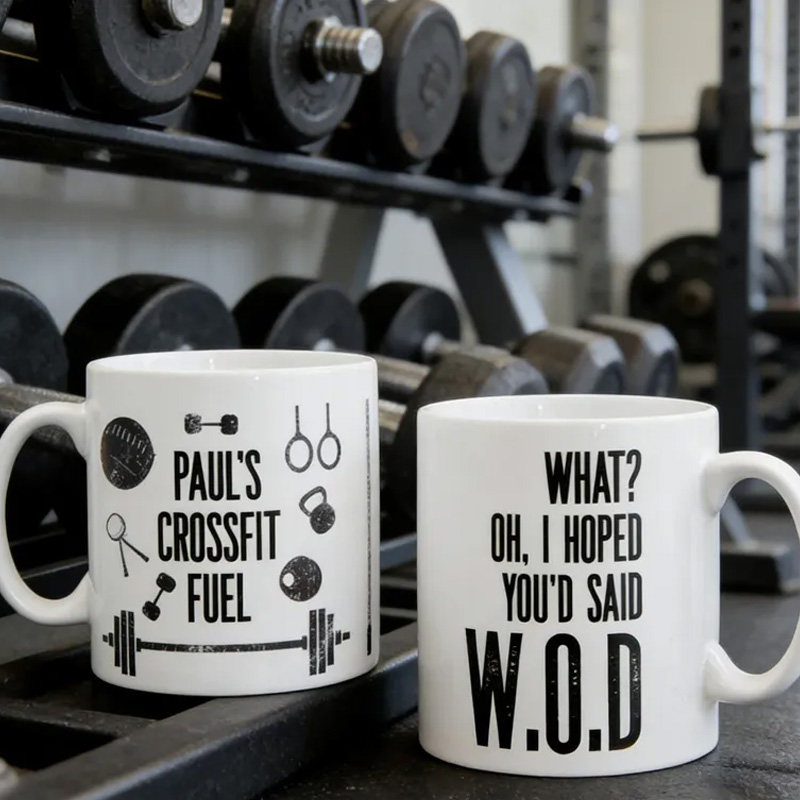 Personalized Crossfit Mug What I Hoped Youd Said WOD Fun Workout Gym Mug Fathers Day Gift for Gym Lovers