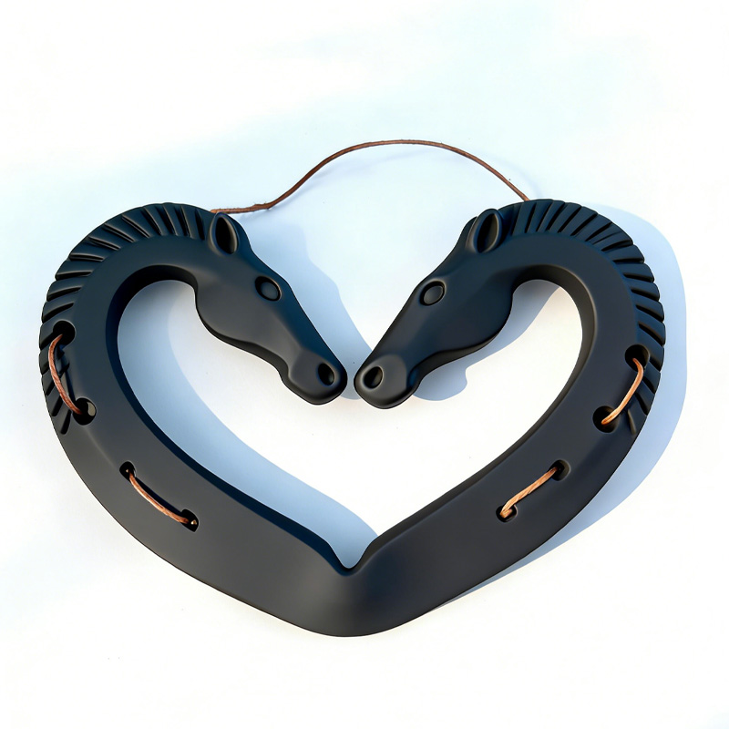 Personalized 3D Print Housewarming Gift Lucky Horseshoe Heart Door Anniversary Good Luck Charm New Home Gift Wall Decor for Equestrain Lovers