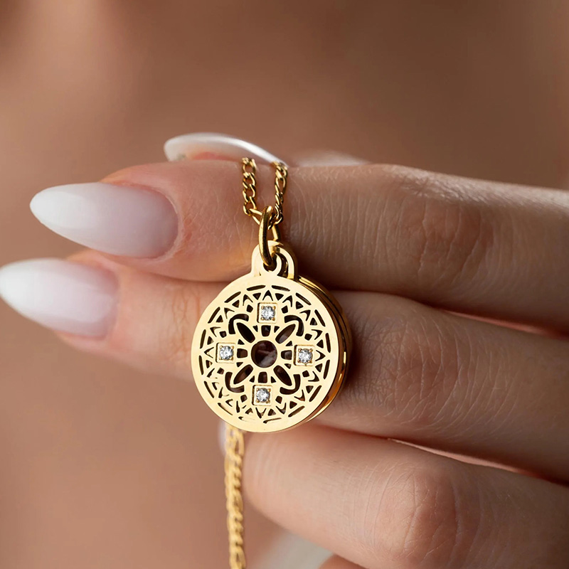 [Copy]Personalized Horseshoe Projection Photo Pendant Custom Photo Projection Necklace Horse Lover Gift Horse Necklace Romantic Keepsake 