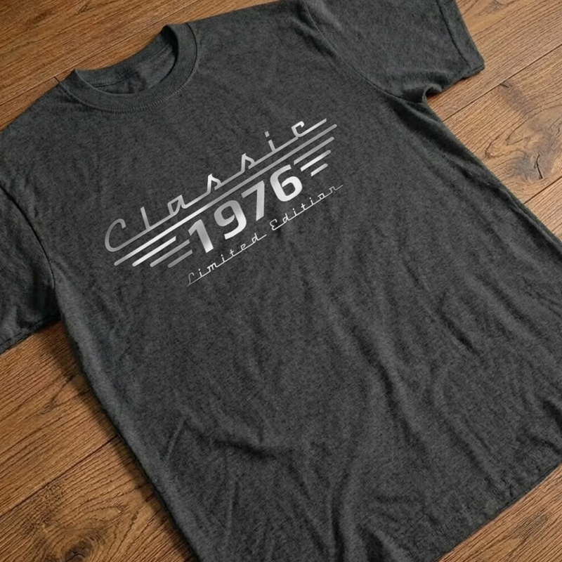 Personalized Classic T-Shirt Limited Edition Just A Little Iconic Father's Day Birthday Custom Year Gifts for Family 