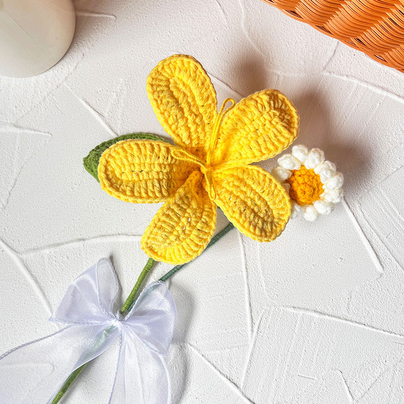 Crocheted Flowers Mother's Day Flowers Gifts for Mom Floral Gifts