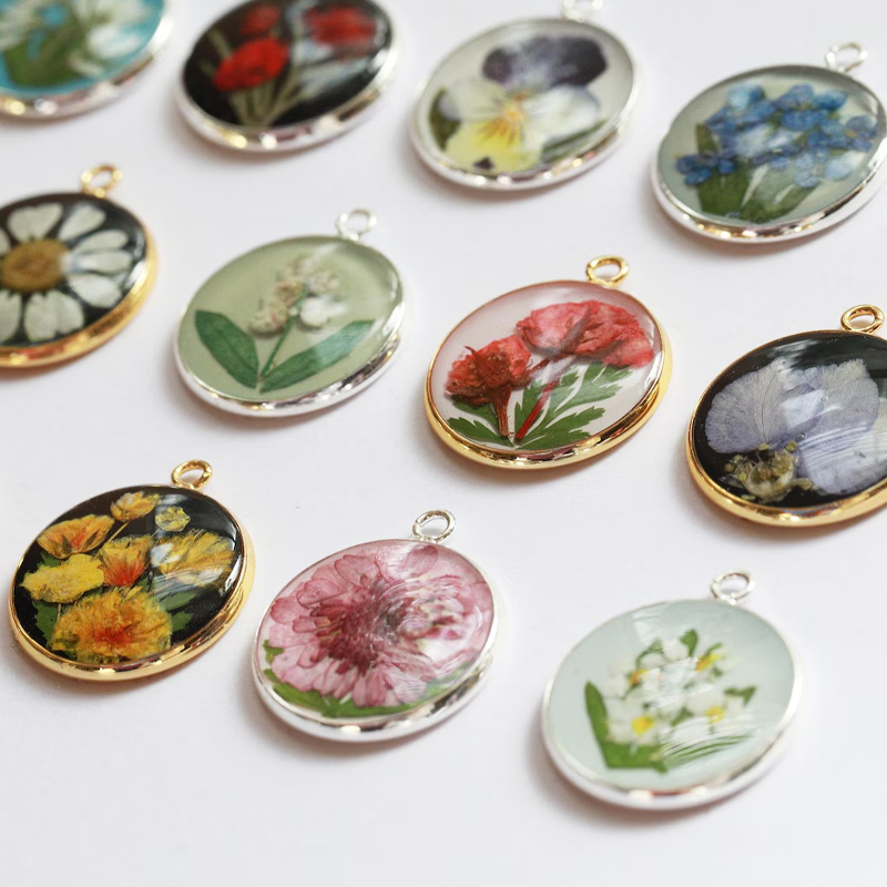 Personalised Birth Month Flower Bracelet Birthday Gift Pressed Flower Adjustable Bracelet Forgetme Bracelet