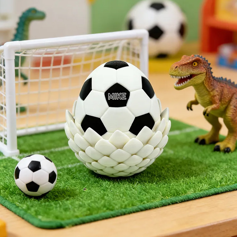 Personalized 3D Soccer Dragon and Egg Soccer the Perfect Gift for Soccer Loving Kids