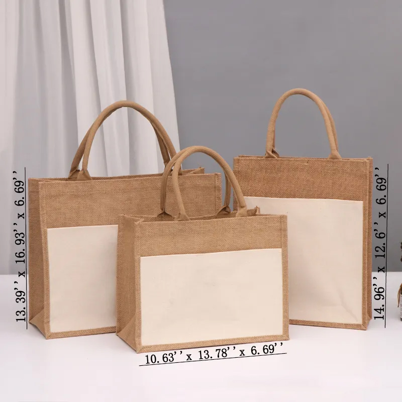 Personalized Jute Tote Bag with Name for Teacher Thank You Gift for Teacher