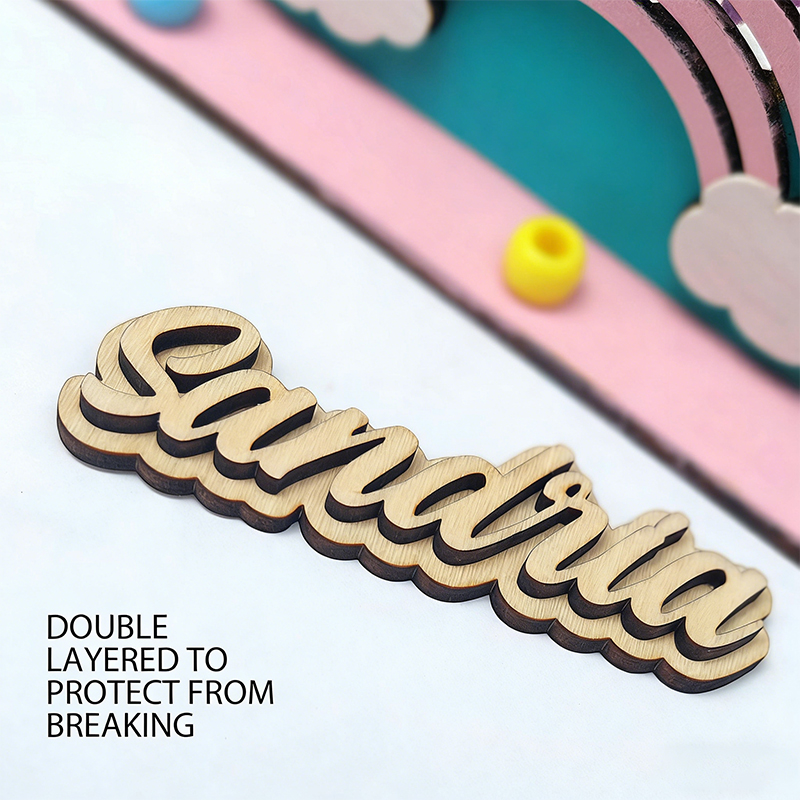 Personalized DIY Unicorn Craft Kit for Kids Custom Name Plaque Paints and Yarn for Creative Fun DIY Wood Macrame Paint Set