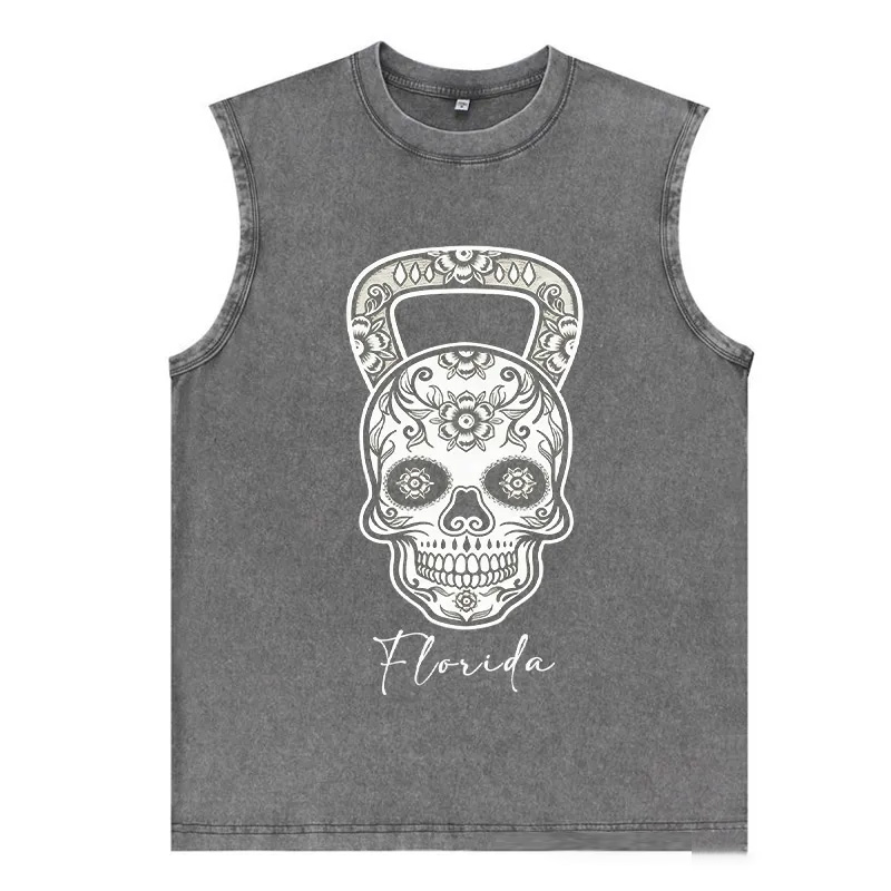 Personalized Gym Couple Classic Tank  Kettlebell Skull Gym Shirt Valentines Day Gym Shirt Workout Tank Top Couples Shirt Workout Couples Gym Shirt Gym Gifts