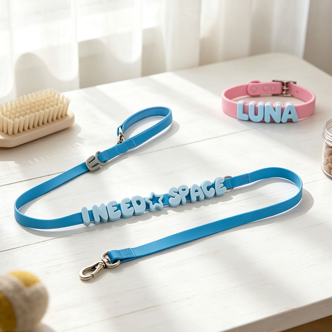Personalized Silicone Dog Collar with Name astel Puppy Pet Collar Silicone Cat Collar Gift for New Pet Gift for Pet Lover Pet Necklace