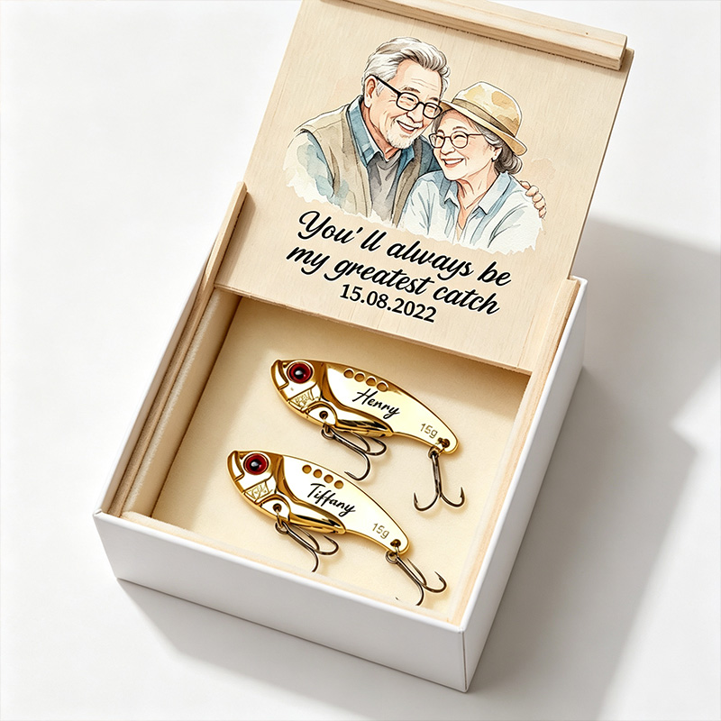 Personalized You Are My Greatest Catch Couple Custom Fishing Lure