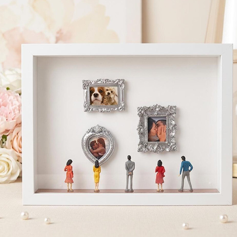 Personalized Museum of Us Frame, Personalized Photo Shadow Box, Couple Memory Display, Wedding Gift Idea, Anniversary Gift for Couple