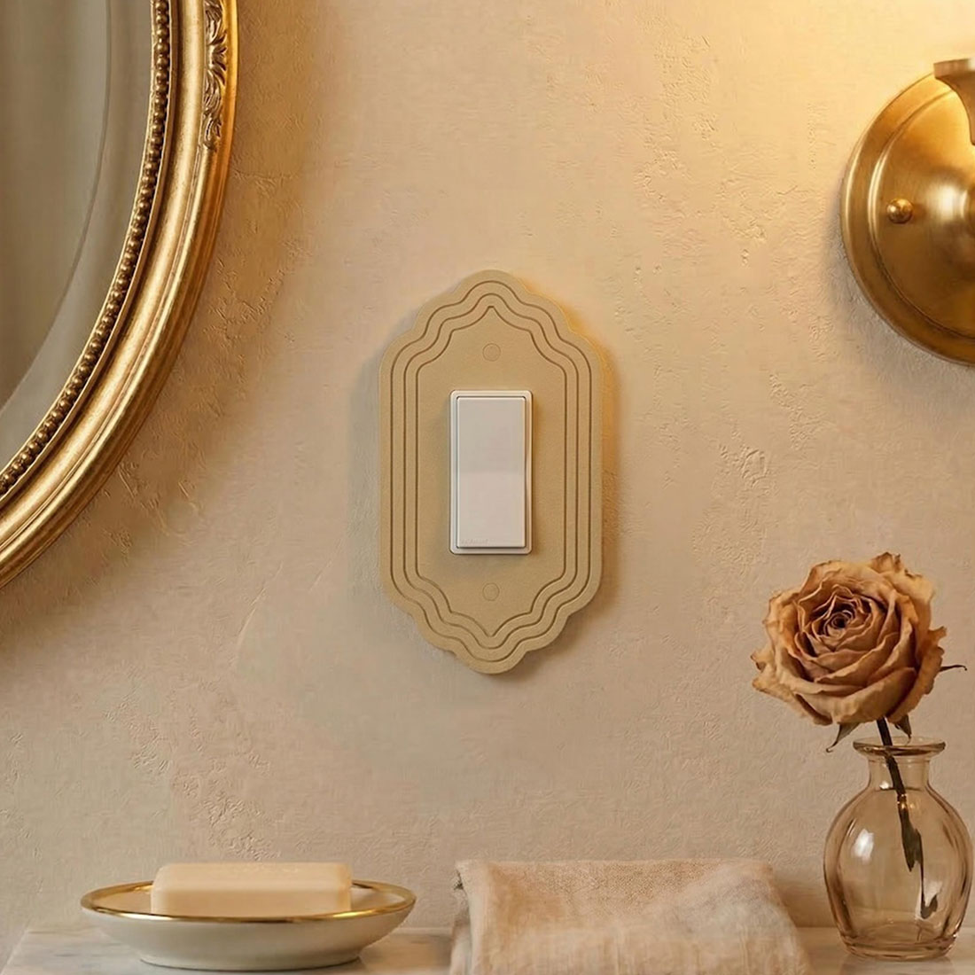 Vintage Light Switch Cover Victorian Style Wall Plate for Toggle Rocker Duplex GFCI Outlet