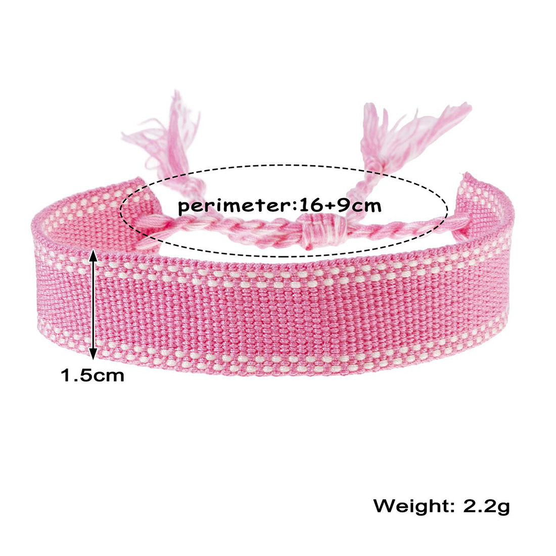 Personalized Star of Life Medical Alert ID Bracelet Emergency Environmentally Friendly Rope Care Gift for Breast Cancer Woman