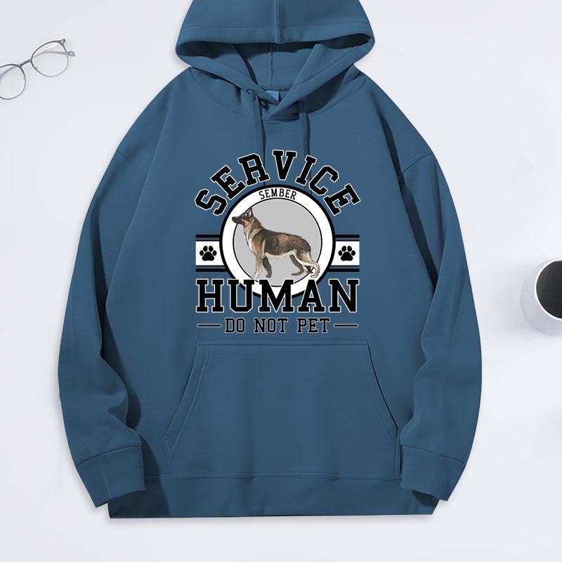 Personalized Dog Lover Service Human Classic Hoodies