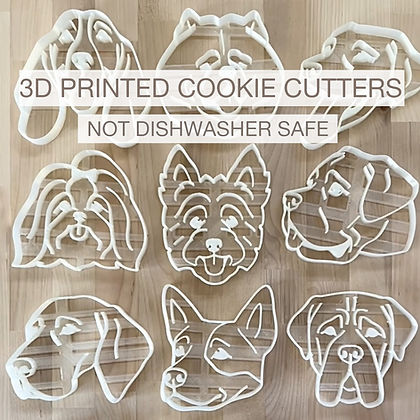 Personalized Pet Dog Photo Cookie Cutter Birthday Pet Portrait Cookie Cutter | Pet Party Gift