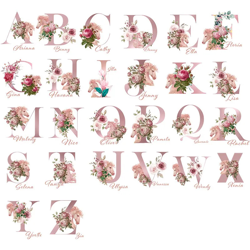 Personalized Initials Letter PU Leather Magnetic Bookmark Clip with Name Daily Use Birthday Gift for Book Lovers Riding Lovers Equestrian Lovers