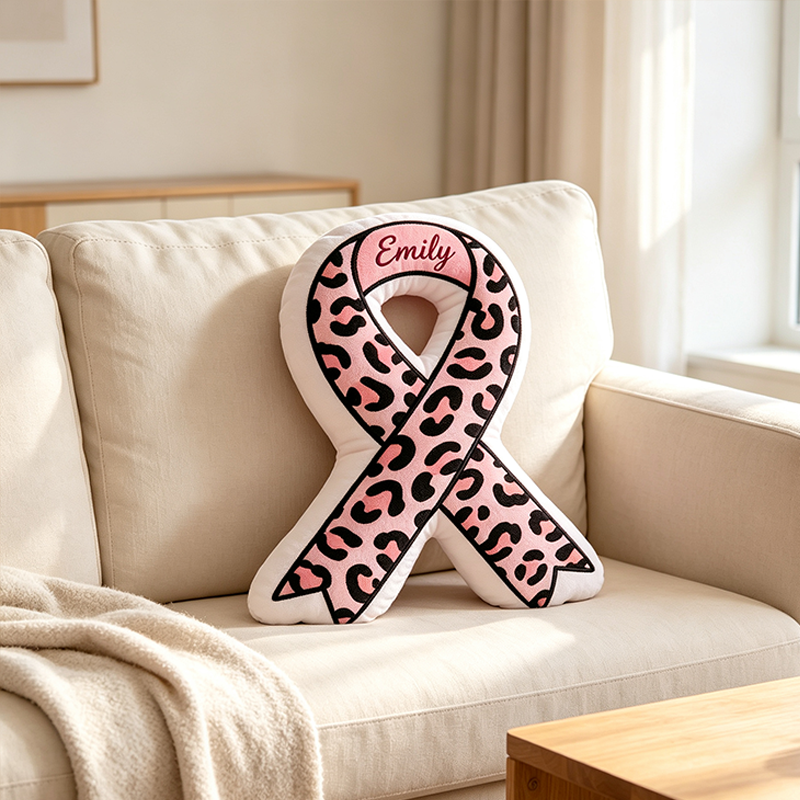 Personalized Bow Pillow, Custom Name Pink Bow Shaped Pillow, Girls Room Decor, Personalized Kids Gift, Nursery Bedroom Decor