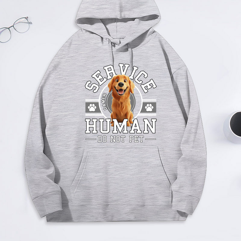 Personalized Dog Lover Service Human Cartoon Classic Hoodies