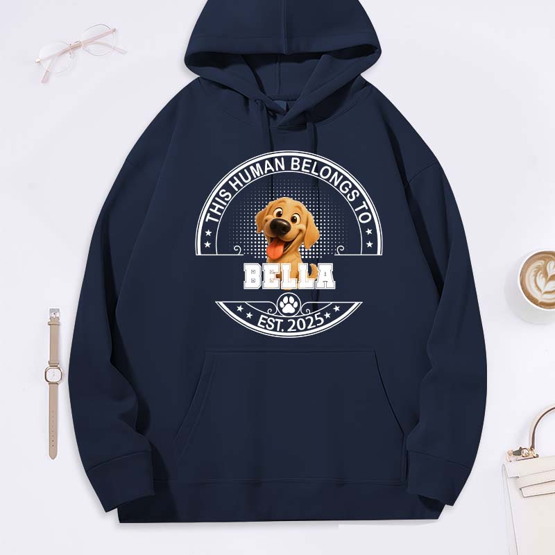 Personalized Dog Lover Belongs to My Dog Baby Hoodies