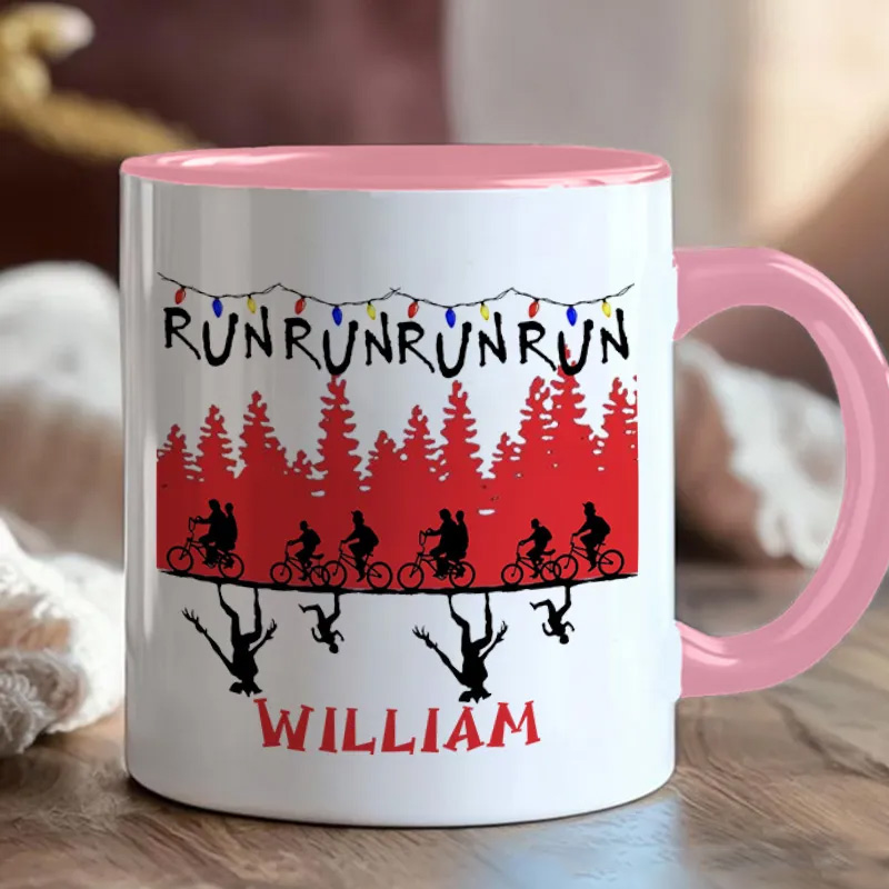 Personalized Christmas Things Cyclist Coffee Mug Funny Bicycle Gift Lover Mug Cyclist Gift Mountain Biker Gift Cycling Gift Bike Gift Bicyclist Mug Colour Options Available