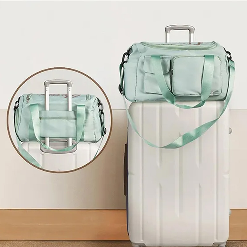 Personalized Duffle Bag Name Gym Bag with Shoulder Strap Multiple Compartments Birthday Christmas Gift for Fitness Lovers