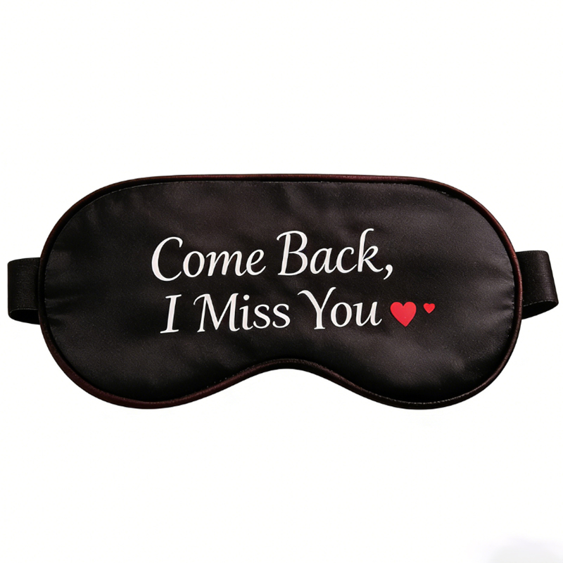 Personalized Couple Sleep Masks Custom Text All Day Comfort Relaxing Sleep Buddy for Partners