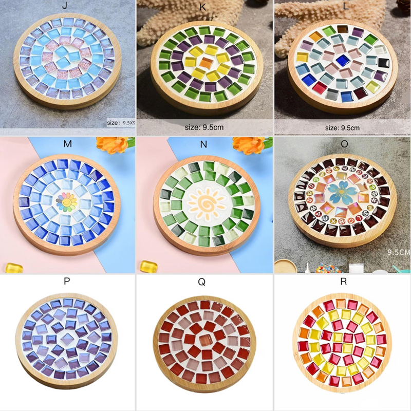 Personalized Mosaic kit diy coaster kit for kids mosaic tile kit make your own tray trivet arts and crafts home hobby craft kit for adults craft kit