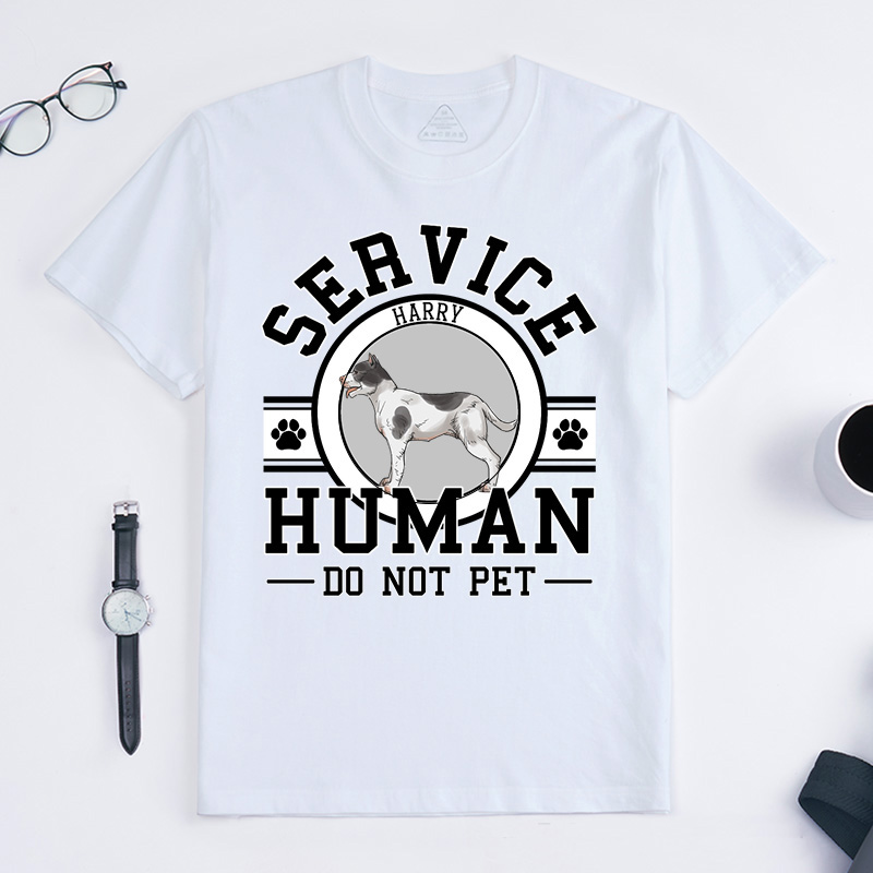 Personalized Dog Lover Service Human T-Shirt
