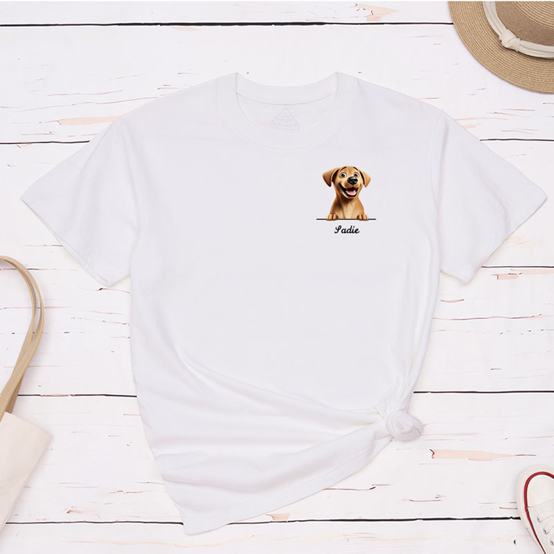 Personalized Dog Lover Dog Name T-Shirt