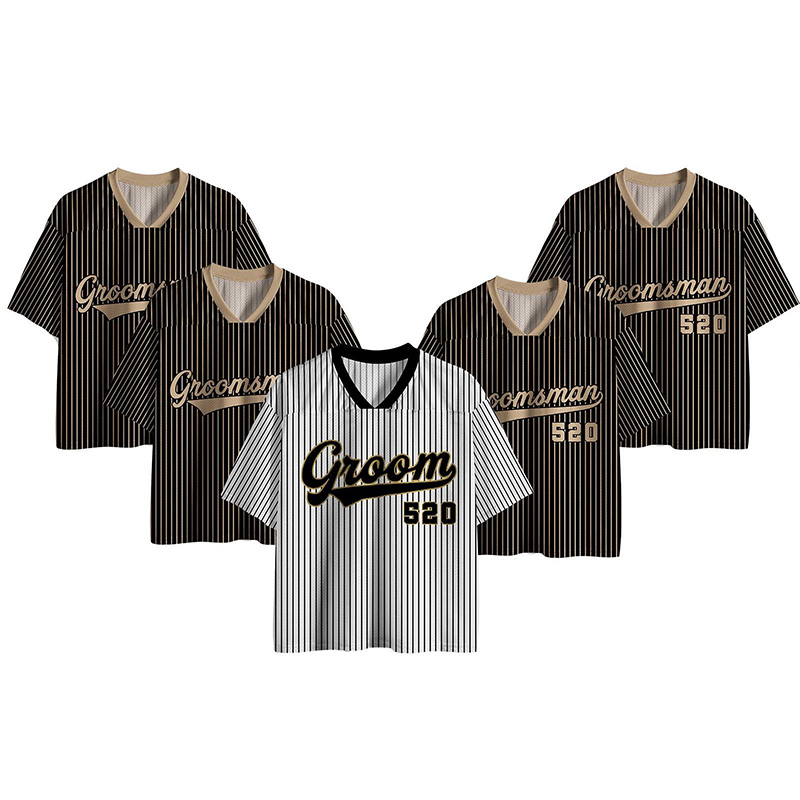Personalized Groom & Groomsmen Jersey Shirt Bachelor Party Jersey Personalized Name and Number Jersey Groomsmen Proposal Best Man Gift For Him