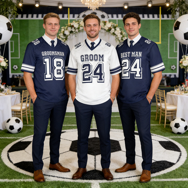 Personalized Groom & Groomsmen Jersey Shirt Bachelor Party Jersey Personalized Name and Number Jersey Groomsmen Proposal Best Man Gift For Him