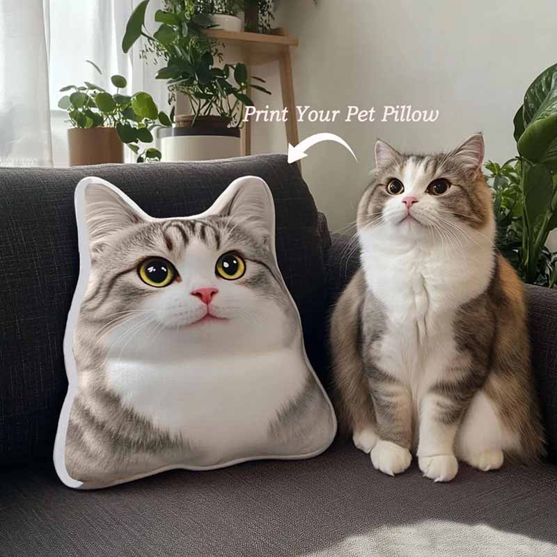Personalized Pet Lover Photo My Beloved Fur Baby Throw Pillows