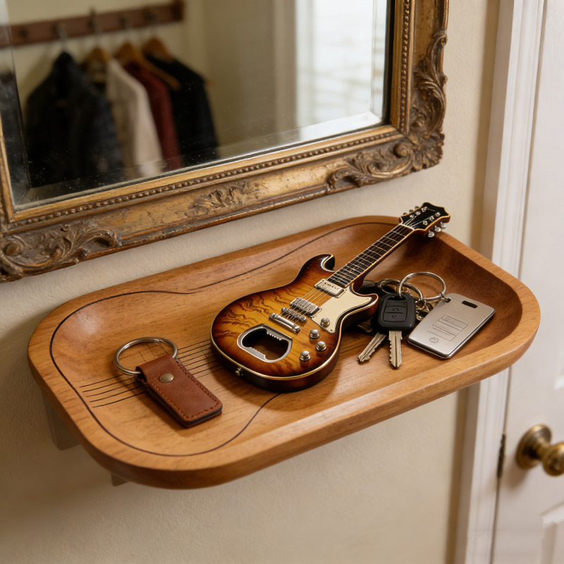 Personalized Guitar Shaped Bottle Opener with Name Concert Celebrations Birthdays Holiday Parties Gift for Guitarists Band Members Music Lovers