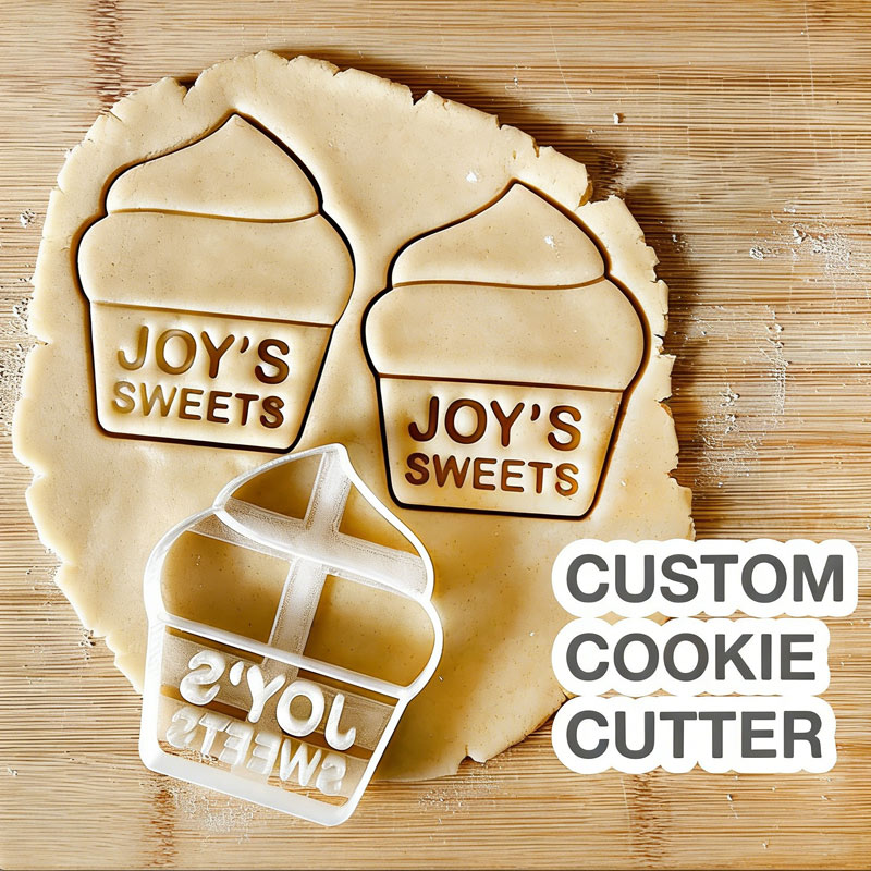Personalized Cookie Cutter Logo Custom Stamp Design Baking Lover Gifts