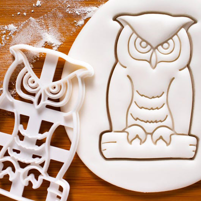 Personalized 3D Printed Owl Cookie Cutter Woodland Animal for Baking Lover
