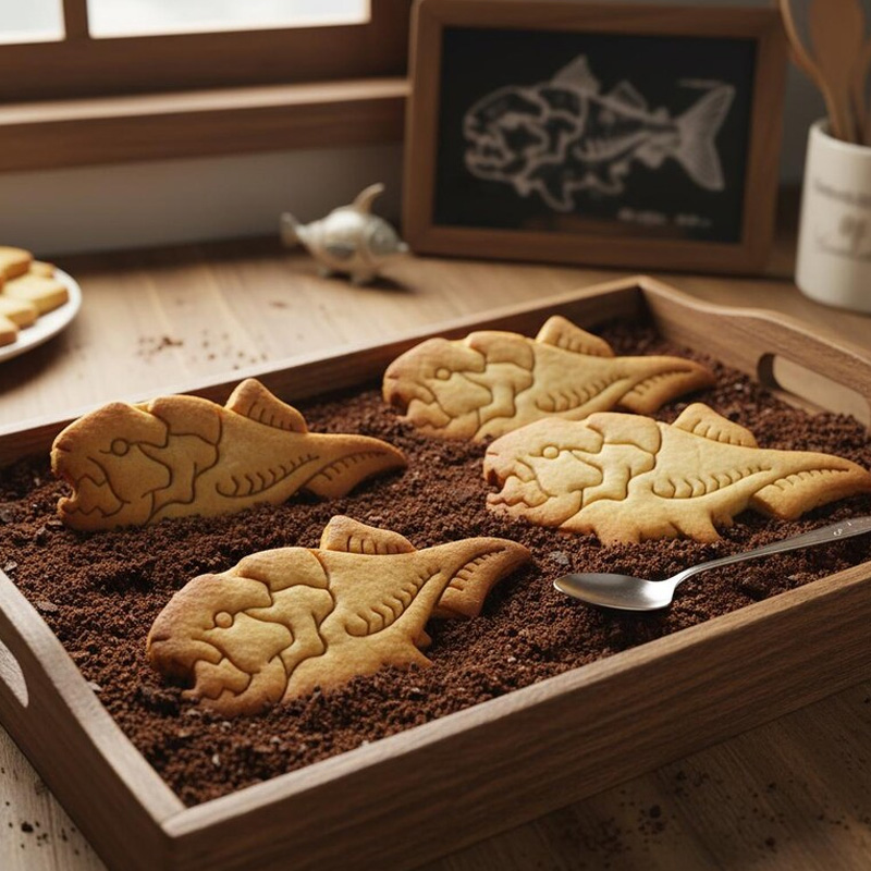 Personalized Ocean Fish Design for Beach Baking Aquarium Cookies 3D Printed Baking Tool Under the Sea Parties Craft Stamp for Fishing Lover