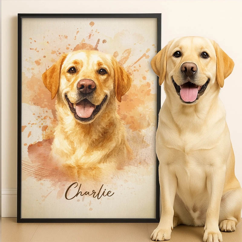 Personalized Pet Lover Pet Memorial Sympathy Gifts for Dogs Pet Portrait