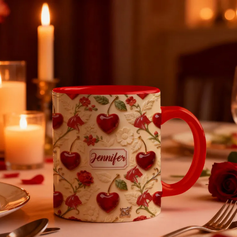 Personalized Equestrian Best Girlfriend Mug Love You I Do Heart Cherish Valentines Day Gift for Riding Lovers Equestrian Lovers