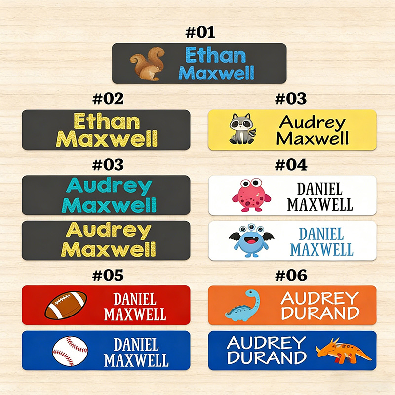 Personalized Waterproof Name Labels School & Daycare Supplies Customized Labels Daycare Labels Name Labels gift for kids