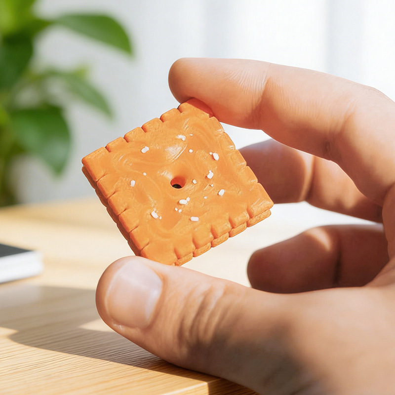 Cheez It Cracker Fidget Slider 3D Printed Collectible
