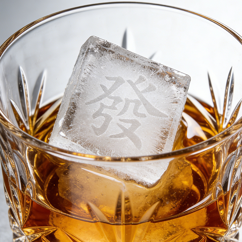 Personalized Silicone Ice Cube Mold Mahjong Design Ice Cubes Custom Ice Cubes for Whiskey & Cocktails Wedding Groomsmen Gift More Designs Can Be Choosed