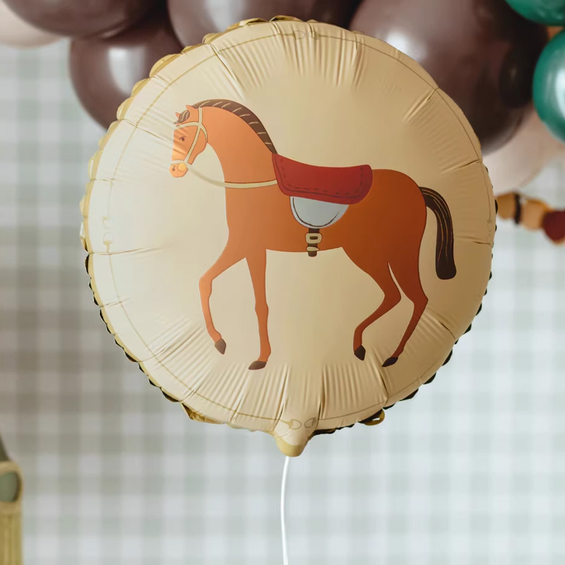 Personalized Giant Horse Foil Balloon Horse Baby Balloons First Birthday Party Decorations Pony Gift for Equestrain Lovers