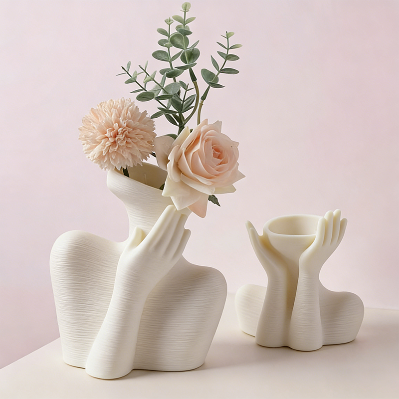 Personalized Nordic Woman Body Vase 3D Printed Elegant and Noble Home Decor Gift for Her
