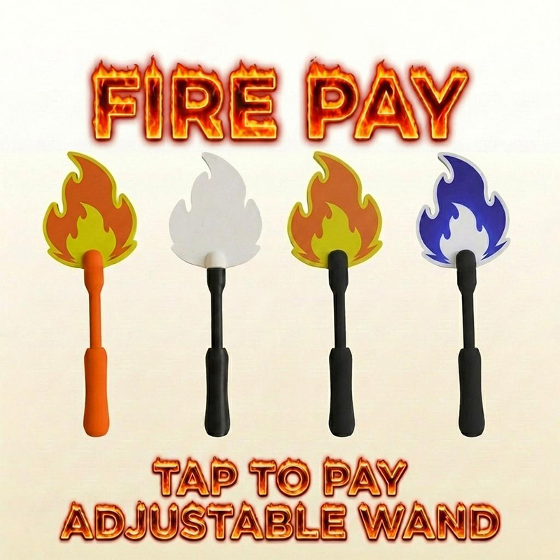 Fire Pay Adjustable Tap-to-Pay Wand – 3D Printed Credit Card Holder