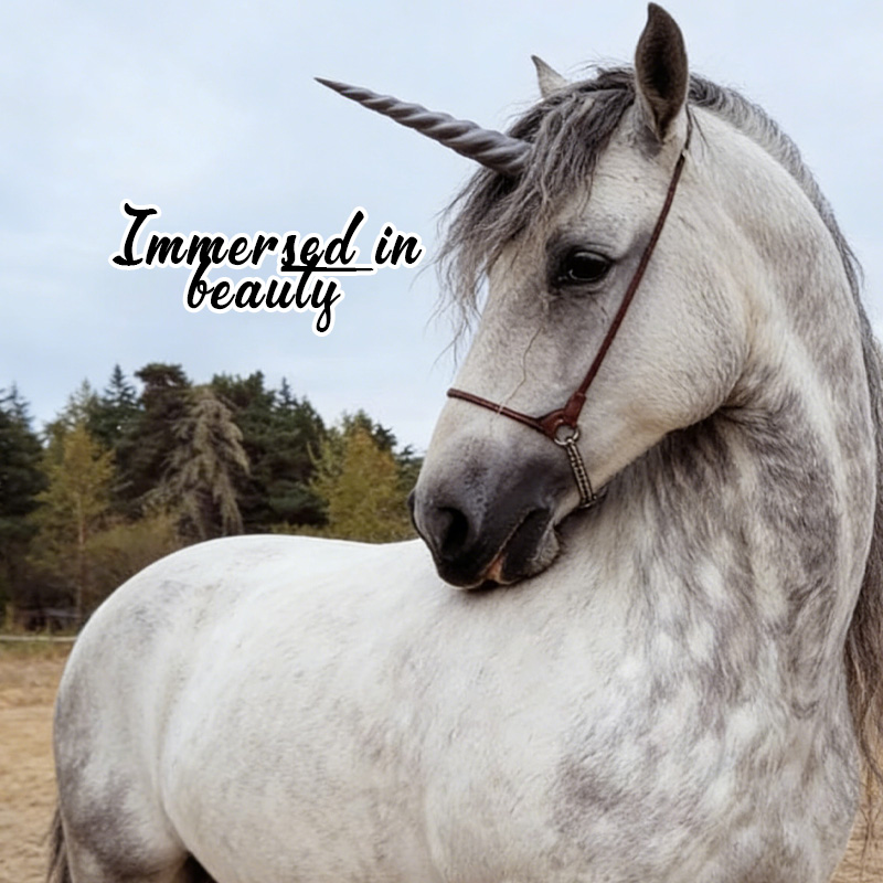 3D Print Equine Unicorn Horns Gift for Equestrain Lovers