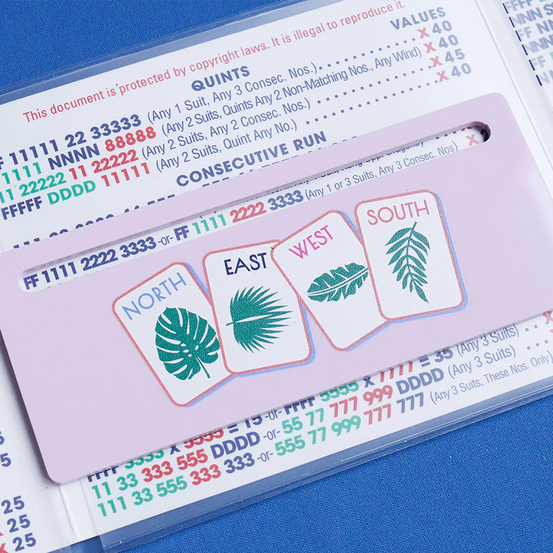 WINDS IN LILAC-Mahjong Line Reader Gifts Mahjong Accessories Mahjong Line Finder Mahjong Lover Gift