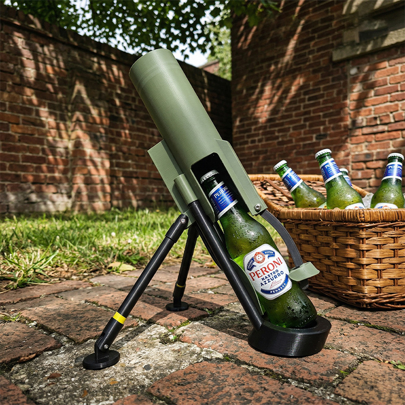 2026 New Bottle Cap Launcher Mortar Bottle Opener Novelty Shooting Bottles Openers for Bar Party Game Gift