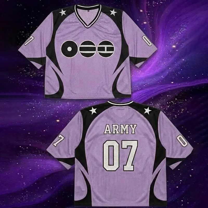 Personalized K-Pop Fan Crop Jersey Arirang Tour Hanbok Style Mixed Jersey Gift For Fan Concert