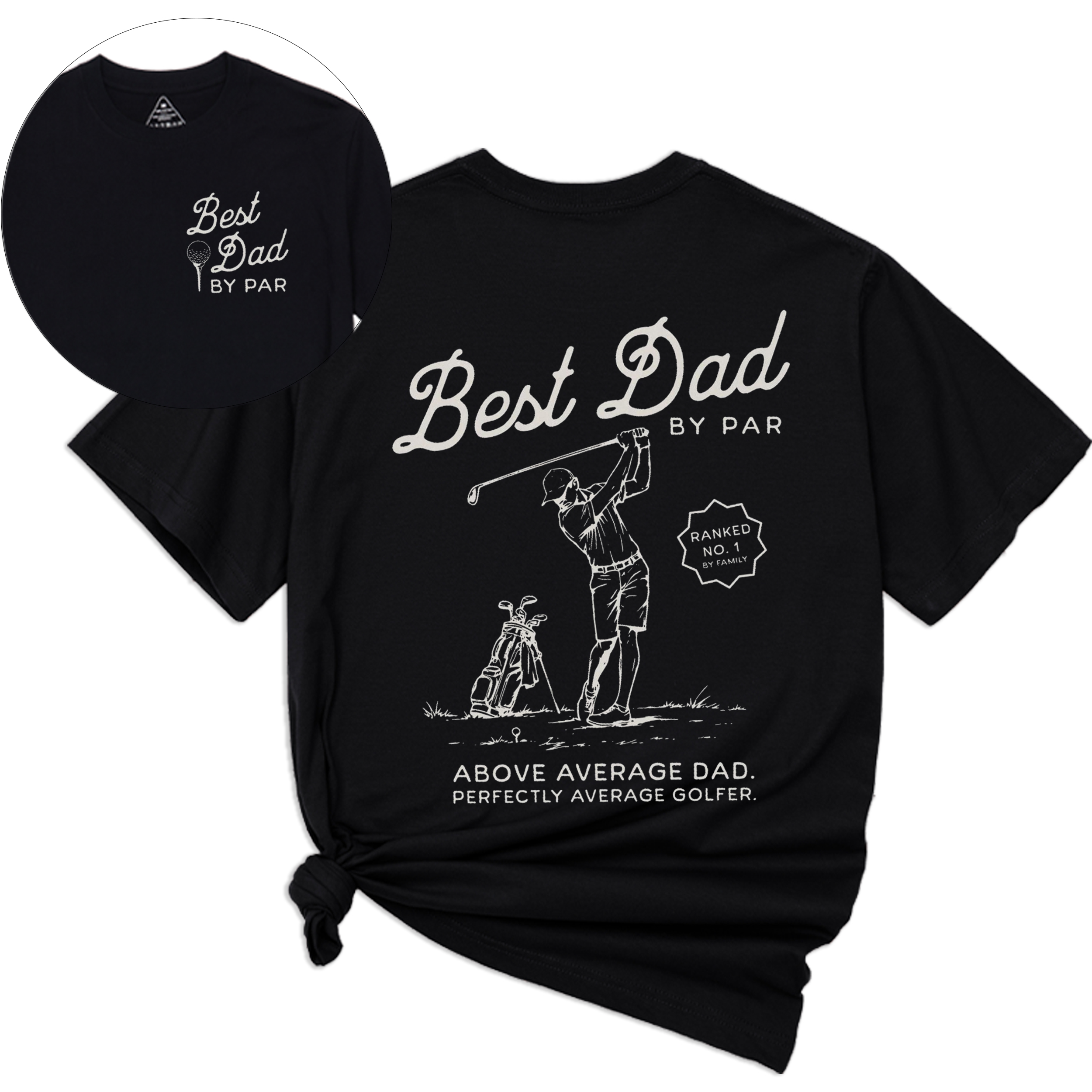 Golf Dad Shirt Best Dad By Par T-Shirt Fathers Day Gift Golf