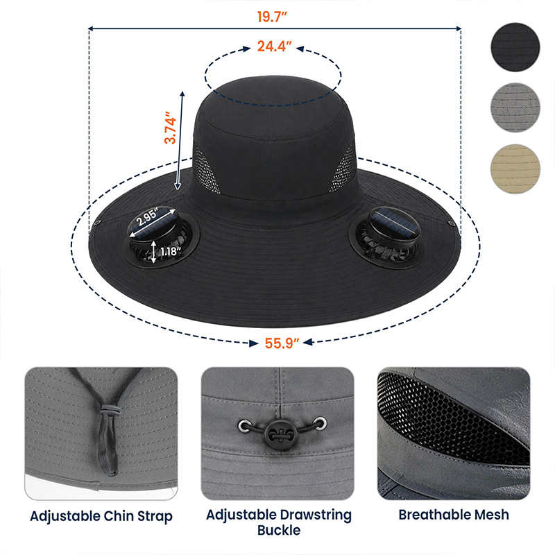 Personalized The Man The Myth The Gardening Legend Solar Fan Hat Dad Granfather Solar Fan Hat Gardening Lover Gifts for Him